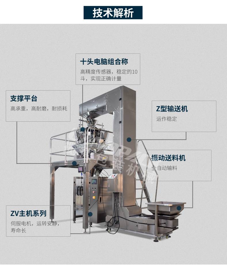 自动称重颗粒包装机